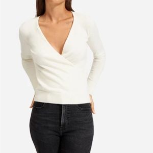 EVERLANE cashmere wrap sweater